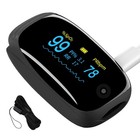 Pulse Oximeter With Respiration Rate  Spo2  Heart Rate  Rechargeable  4-way Scre