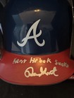 1991 Rawlings Atlanta Braves Mini Helmet Signed Ron Gant New In Box