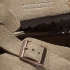 Birkenstock Boston Clog Taupe Suede Unisex Soft Footbed Shoes Select Size