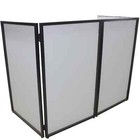 Prox Black Frame Aluminum Dj Facade W white   Black Scrims Package   Carry Bag