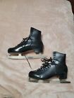 Riedell Red Wing Black 220 2104 Vintage Men s Ice Skate Size 11 Leather Mk Blade