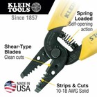 Klein Tools 11045 Wire Stripper cutter  10-18 Awg Solid  Brand New  No Packaging