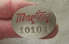 Vintage Maytag Wash Machines  Newton  Iowa Employee Work Badge  10104