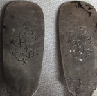 Early 1800 s  800 Silver Spoonslot Of 2 Germany