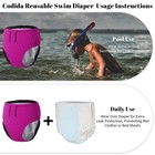 3t To Youth Reusable Swim Diaper Washable Incontinence Underwear For Special    