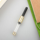 Pack Of 5 Standard International Fountain Pen Ink Converters  Gold   Black