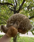 Vintage Steiff Lorli Fawn Laying Down Spotted Deer Ear Tag 1831 38 Curled Up 12   
