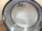 Pearl Mirror Chrome Steel Shell Snare Drum 14  Silver Remo Drumhead