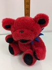 Vintage Grateful Dead Liquid Blue Jointed Rare Red Bear  Blue Collar 9    Plush