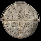 Antique Gridley Advertising Galvanized Minnow Bucket Pail Fishing Lure Live Bait