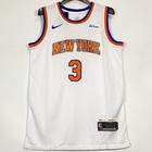 Finals Patch Josh Hart  3 New York Knicks Stitched Basketball Jersey White S-2xl
