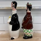 Swank Member Of The Bar Scotch Rye Decanters Japan Set Of 2 Vintage