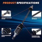 Front Cv Axle Shaft Assembly Pair 2pcs 15868123 Front Driver And Passenger Side