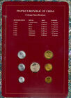 Coin Sets Of All Nations China 1981-1983 Unc 1 Jiao 1983 Proof