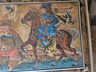 Antique Vintage Large Lebkuchenfabrik Biscuit Cookie Tin Nurnberg E otto Schmidt