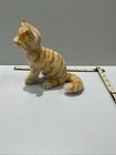 Steiff Orange Striped Cat Kitten Stuffed Animal Toy With Tag Germany