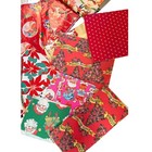 Vintage Christmas Gift Wrap Lot Wrapping Paper Bags Tags Santa Ephemera
