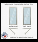Commercial Aluminum Storefront Door 3x7 Clear Anodized W  Glass