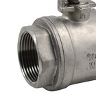 1-1 4  In Npt Female Threaded  Ball Valve Full Port Stainless Steel Us Shipping