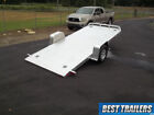 2025 Aluma 8214 Hs Tilt Aluminum Car Hauler Trailer Equipment New Heavyduty Axle