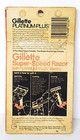 Vintage Gillette Double Edge Safety Razor Black Handle Super Speed 