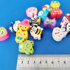 35pcs Fun Animal Fruit Pencil Topper Erasers For Kids Bulk cute Top Erasers Caps