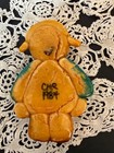 Vintage Handmade 3in Teddy Bear Figurine Miniature Sculpture