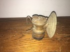 Antique Auto Lit Carbide Coal Miners Brass Lamp - Usa