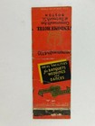 Vendome Hotel Boston Boston Massachusetts In The Heart Vintage Matchbook Cover