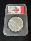 2020-w Canada S 5 Burnished Maple Leaf First Day Of Production Ngc Ms70