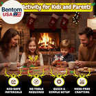 Reindeer Christmas Ornament Craft For Kids  12 Pack  Updated Edition - Foam Bulk