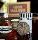 90  Silver Walking Liberty Coin  1     10 00 Of Obw Clad Half Dollar Coins  20 