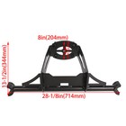 Utv Spare Tire Carrier Mount Rack For 14-23 Polaris Rzr Xp 1000 Turbo Xp 4