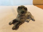 Antique Vintage Cast Metal Golden Retriever Dog Figurine