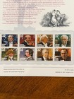 Usps Mint Commemorative Stamp Panel  522  1997 - Composers   3158-65 
