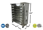 Nsf 30 Chicken Rotisserie Oven Commercial Roast Chicken Machine Natural Gas  Lp