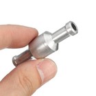 4pc 6mm Inline One-way Non-return Check Valve Auminium Fuel Water Gas Air Vacuum