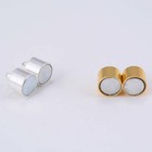 Silver  Gold Color Plated Strong Magnetic Clasps Cylinder Shape 5pcs