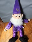 Large Wizard Puppet Doll Purple Robe 34  Ventriloquist Style