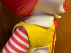 1997 Ronald Mcdonald 11  Figure  plastic Head  Plush Body  With Tag