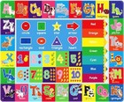 Kids Rug For Playroom  Abc Play Mat Educational Rugs  Soft Non-slip Rug 