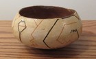 Antique estate Shipibo-conibo Polychrome Pottery Bowl South American 5 25    Dia