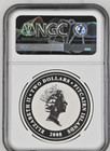 2 Dollars 2008 Pitcairns Hmav Bounty Silver Proof Ngc Pl69