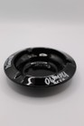 Olympia Beer Black Ashtray White Lettering Cigarette Cigar Advertising Vintage