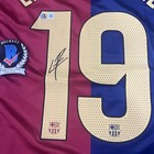 Fc Barcelona Lamine Yamal Signed Soccer Jersey Bas Beckett Witnessed  19 Auto       