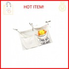 Cute Linen Baby Crib Hanging Storage Organizer  2 Pockets Nursery Playpen Cloth 