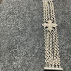 Harley Davidson Heavy Silver Unisex Bracelet 92 8 Grams Sterling Silver Cross