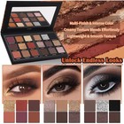 Matte Eyeshadow Palette Pro 18 Colors Pigmented Shimmer Long Lasting Waterproof 