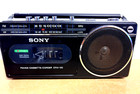 Vintage Sony Cfm-120 Portable Am fm Radio Cassette Player recorder Excellent