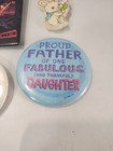 Vintage Button Pin Pinback Lot   80s 90s 00s   Movie Promos   Golf   Hard Rock